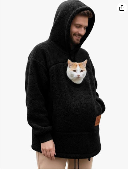 Plush Fleece Hooded Pullover