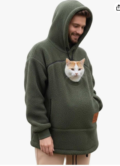Plush Fleece Hooded Pullover