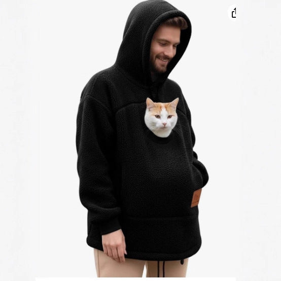 Plush Fleece Hooded Pullover